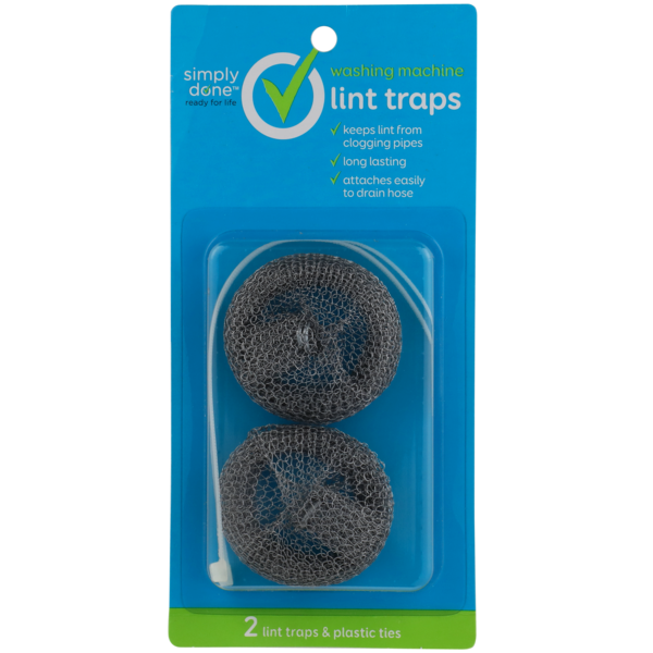 More Household Simply Done Washing Machine Lint Traps & Plastic Ties hero