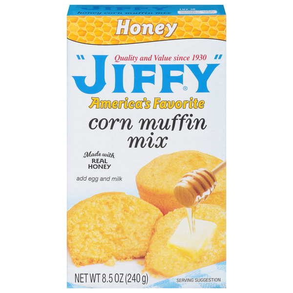 Doughs, Gelatins & Bake Mixes "JIFFY" Corn Muffin Mix, Honey hero