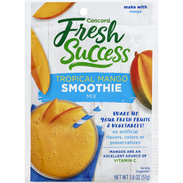 Cocoa & Drink Mixes Concord Foods Smoothie Mix, Tropical Mango hero