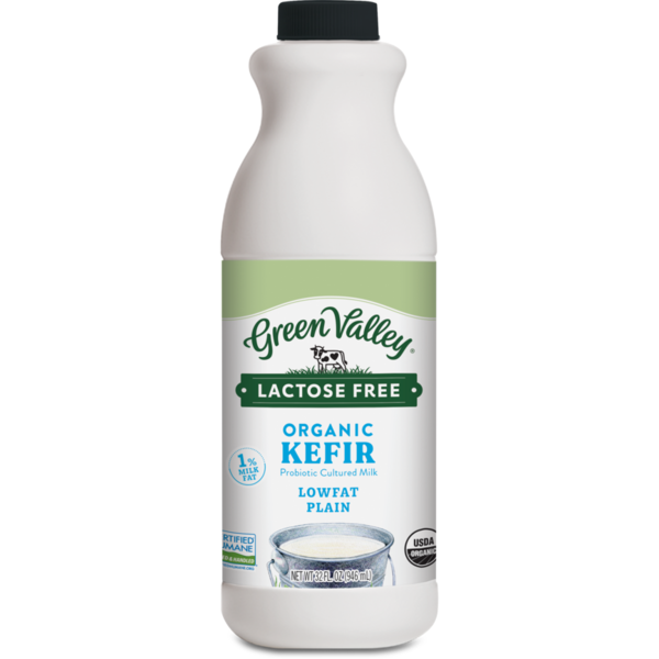 Yogurt/Kefir Green Valley Kefir, Lactose Free, Lowfat, Organic, Plain hero