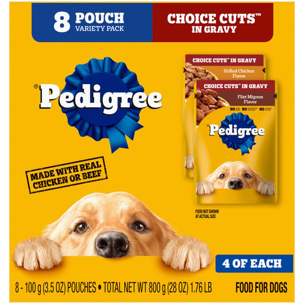 Dog Food Pedigree Choice Cuts in Gravy Wet Dog Food Variety Pack hero