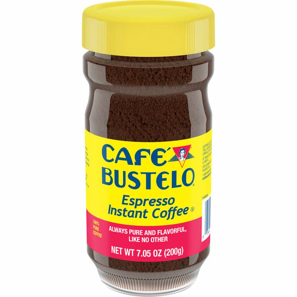 Coffee Grounds and Whole Beans Café Bustelo Instant Coffee hero