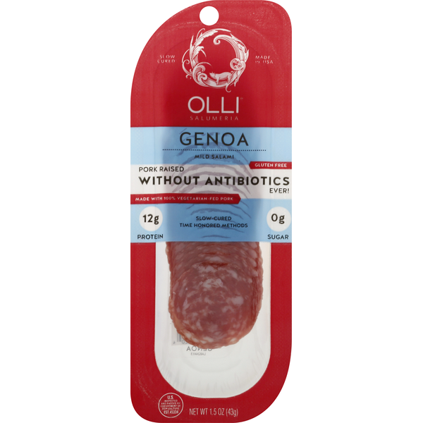 Packaged Meat Olli Salumeria Mild Salami, Genoa hero