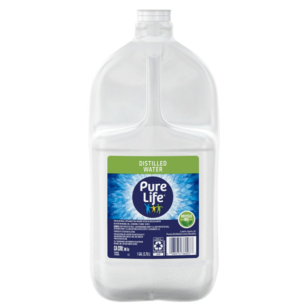 Water, Seltzer & Sparkling Water Pure life 100% Distilled Water hero