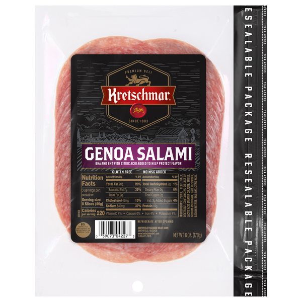 Lunch Meat Kretschmar Dry Sausage hero