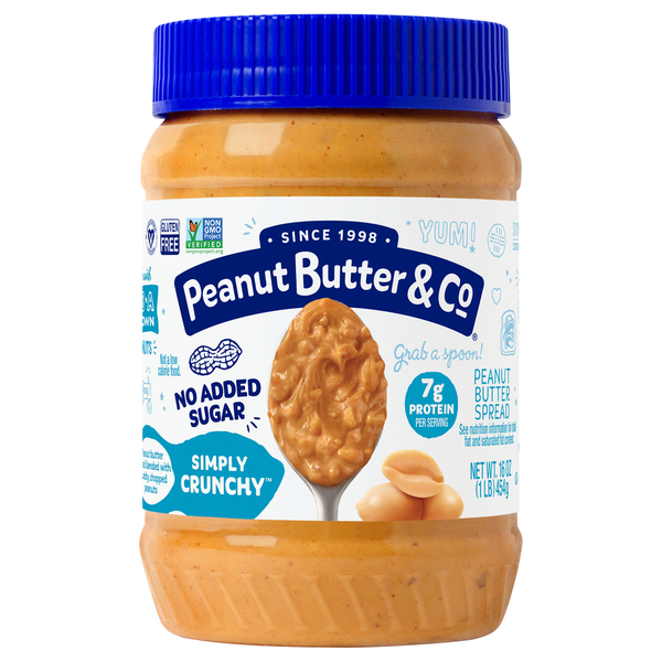 Spreads Peanut Butter & Co. Peanut Butter Spread, Simply Crunchy hero