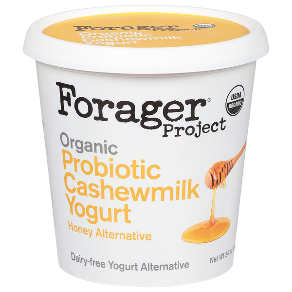 Forager Project Cashewmilk Yogurt, Dairy-Free, Organic, Honey Alternative, Probiotic hero