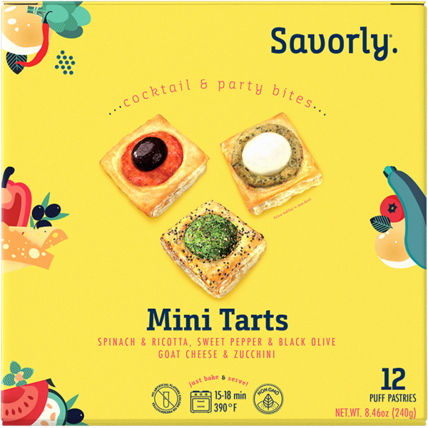 Frozen Appetizers & Sides Savorly Mini Tarts Appetizer hero