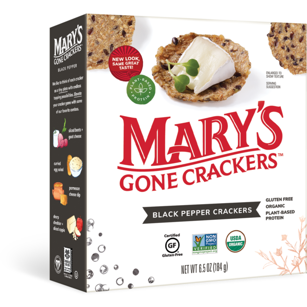 Crackers Mary's Gone Crackers Black Pepper hero