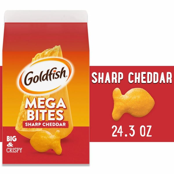 Pepperidge Farm Goldfish  Sharp Cheddar Crackers hero