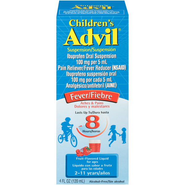 Cold, Flu & Allergy Advil Liquid Pain Reliever and Fever Reducer hero