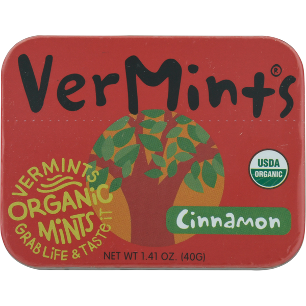 Mint & Gum VerMints Mints, Organic, Cinnamon hero