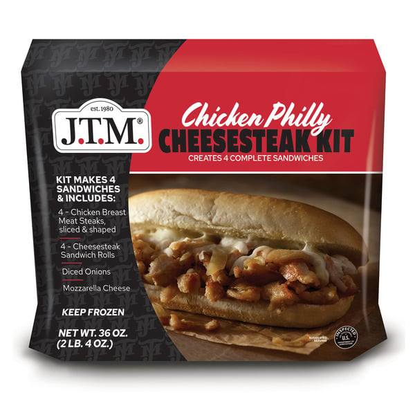 J.t.m. Chicken Philly Cheesesteak Kit hero