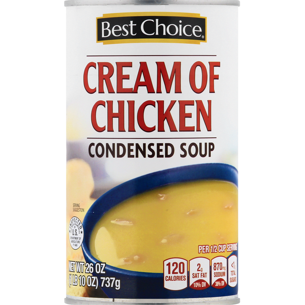 Holiday Items Best Choice Condensed Soup, Cream of Chicken hero