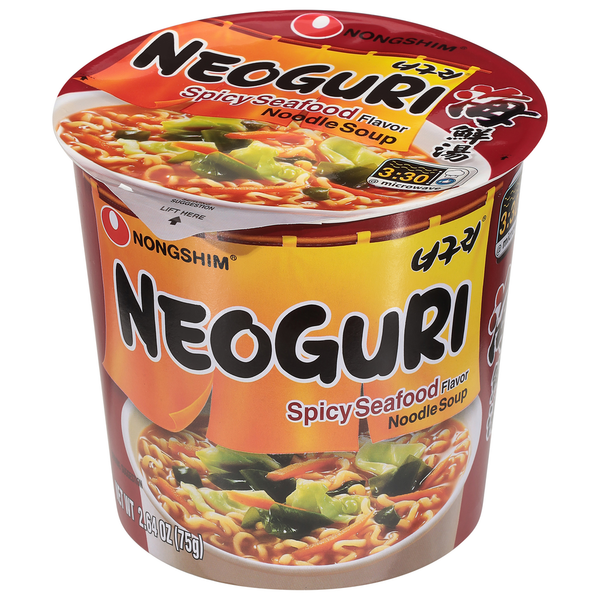 Soup, Broth & Bouillon Nongshim Noodle Soup, Spicy Seafood Flavor hero