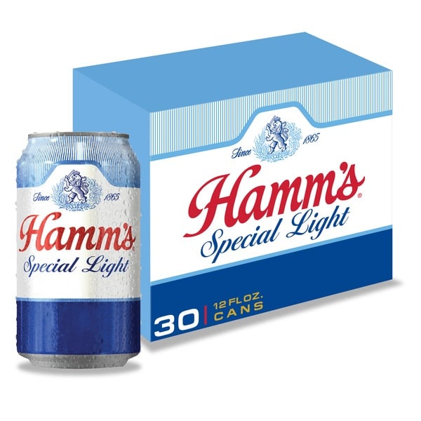 Beers & Coolers Hamm's Special Light Lager Beer hero