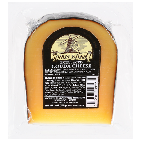 Packaged Cheese Van Kaas Cheese, Gouda, Extra Aged hero