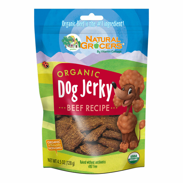 Dog Food & Care Organic Beef Jerky for Dogs hero