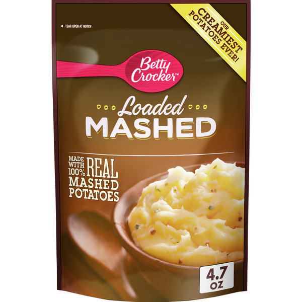 Instant Foods Betty Crocker Loaded Mashed Potatoes hero