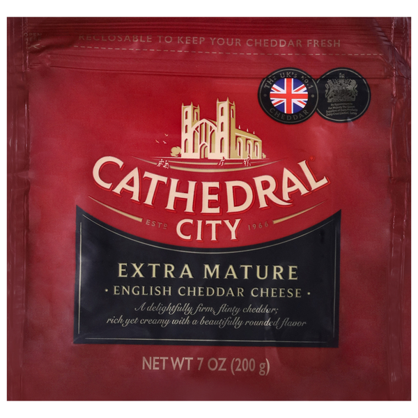 Specialty Cheeses Cathedral City Extra Mature White Cheddar Chunk hero