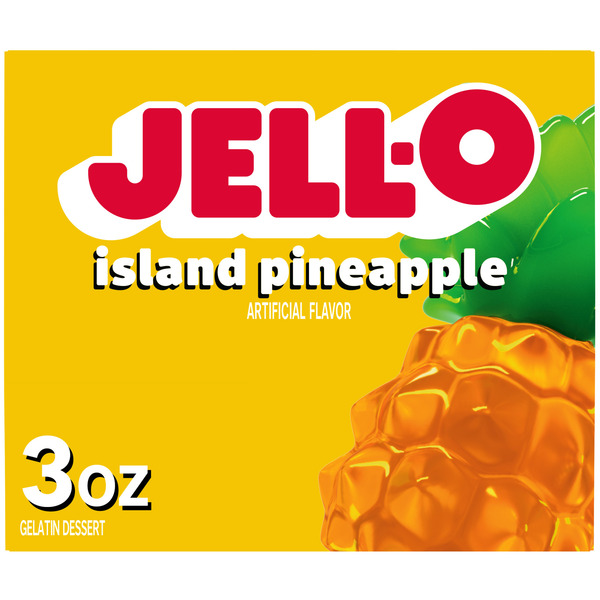 Baking & Supplies Jell-O Island Pineapple Gelatin Dessert Mix hero