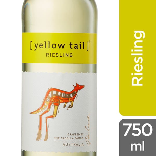 White Wine [yellow tail] Riesling hero