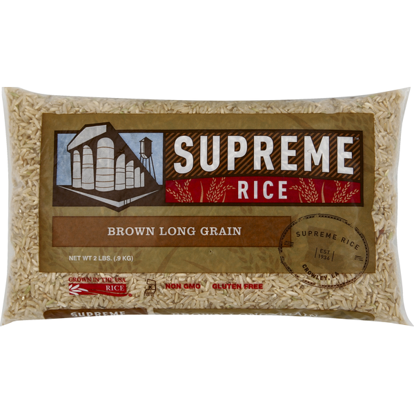 Grains, Rice & Dried Goods Supreme Rice Brown Rice, Long Grain hero