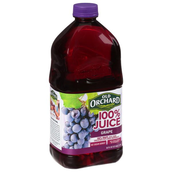 Juice & Nectars Old Orchard 100% Juice, Grape hero