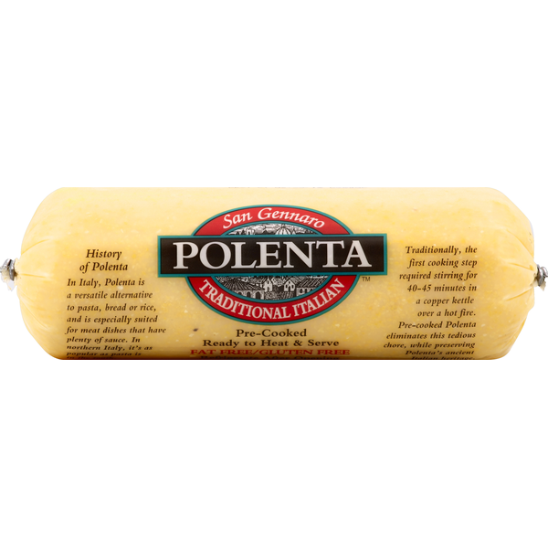 More International Foods San Gennaro Foods Polenta, Traditional Italian hero