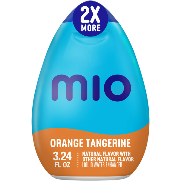 Cocoa & Drink Mixes MiO Vitamins Orange Tangerine Naturally Flavored Liquid Water Enhancer with 2x More hero