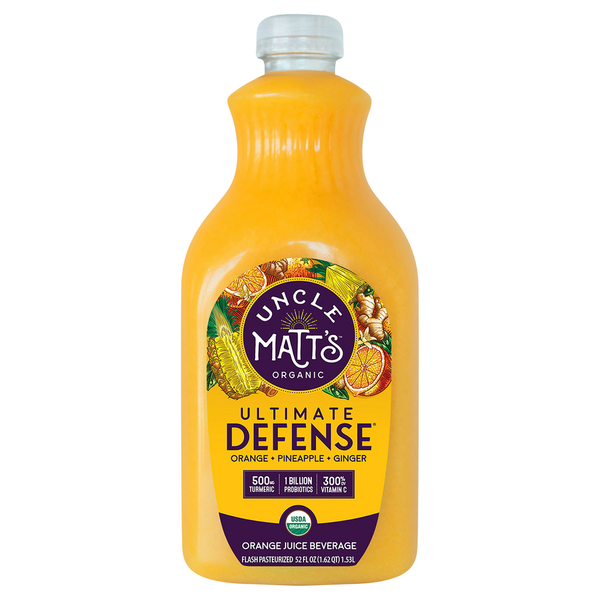 Other Creams & Cheeses Uncle Matt's Organic Ultimate Defense. Orange Juice hero