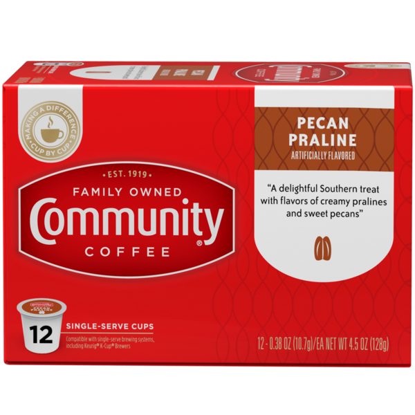 Coffee Community Coffee Pecan Praline Coffee Single Serve Cups hero