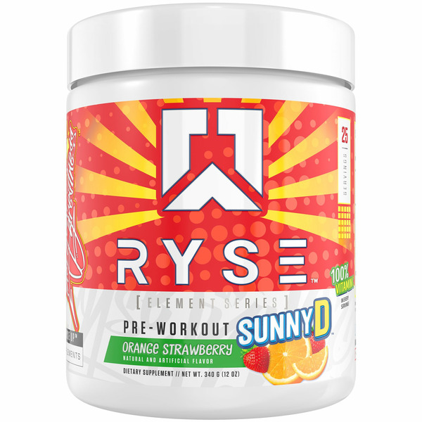 RYSE Pre-Workout, Orange Strawberry hero