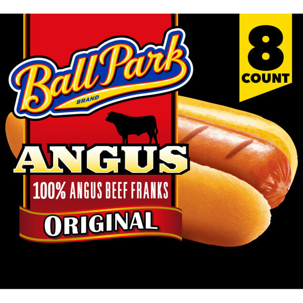 Hot Dogs & Sausage Ball Park Uncured Angus Beef Hot Dogs hero