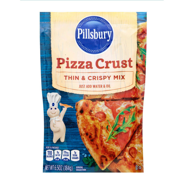 Pillsbury Thin And Crispy Pizza Crust Mix hero