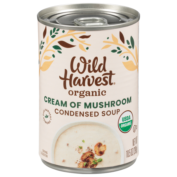 Prepared Soups & Salads Wild Harvest Condensed Soup, Organic, Cream of Mushroom hero