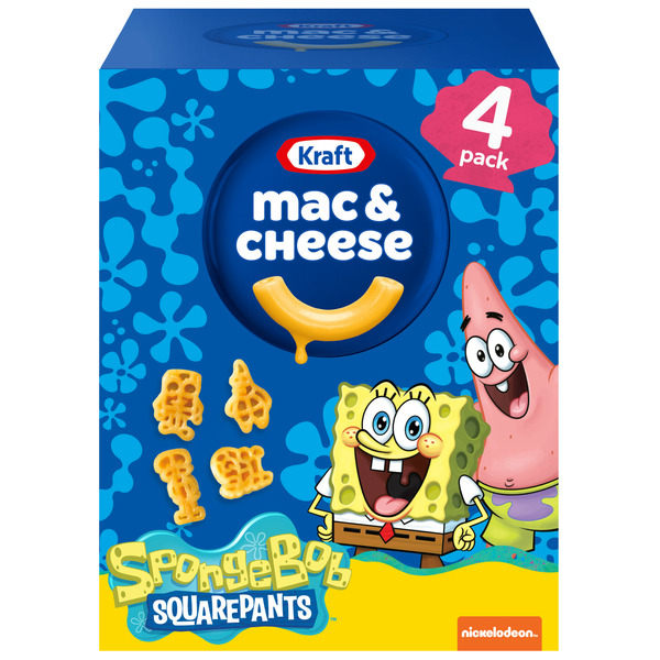 Kraft Mac & Cheese Macaroni and Cheese Dinner SpongeBob SquarePants hero