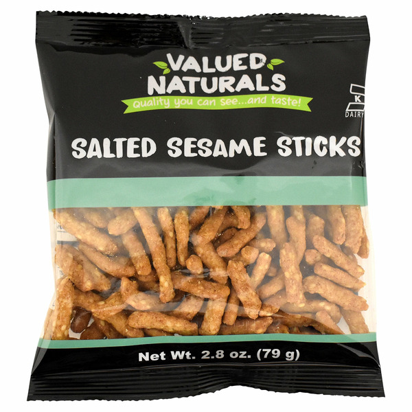 Trail Mix & Snack Mix Valued Naturals Salted Sesame Sticks hero