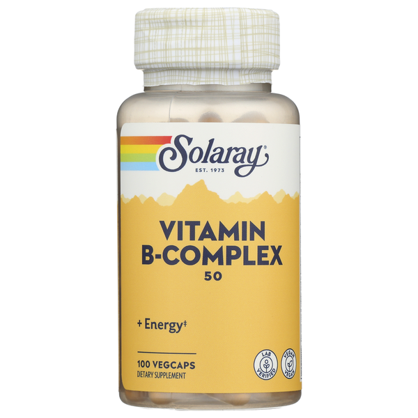 Vitamins & Minerals Solaray B Complex Capsules hero