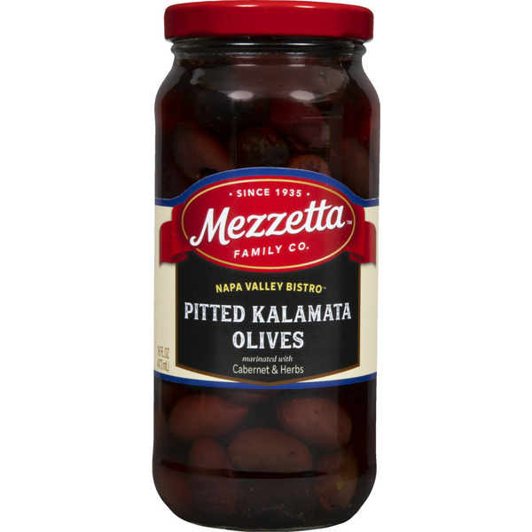 Pickled Goods & Olives Mezzetta Napa Valley Bistro™ Pitted Kalamata Olives With Cabernet & Herbs hero