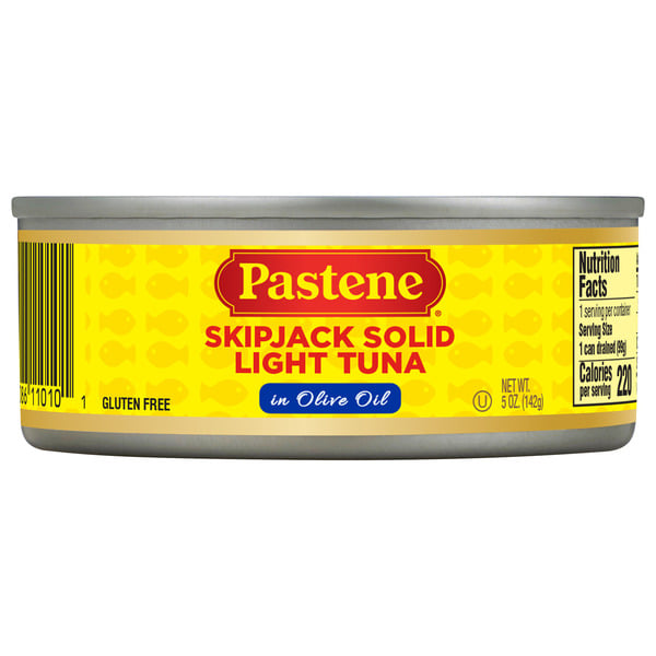 Pastene Skipjack Solid Light Tuna in Olive Oil hero