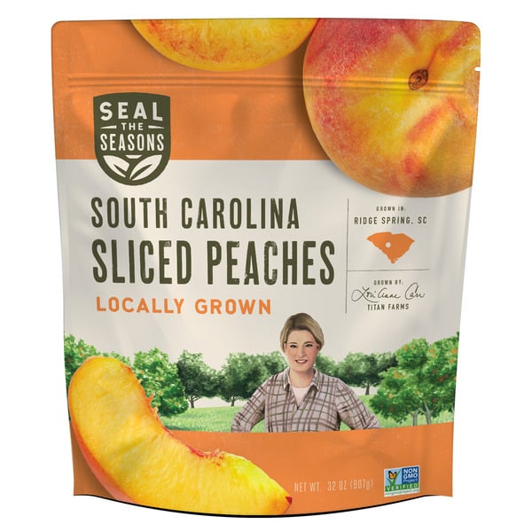 Frozen Produce Seal the Seasons South Carolina Sliced Peaches hero