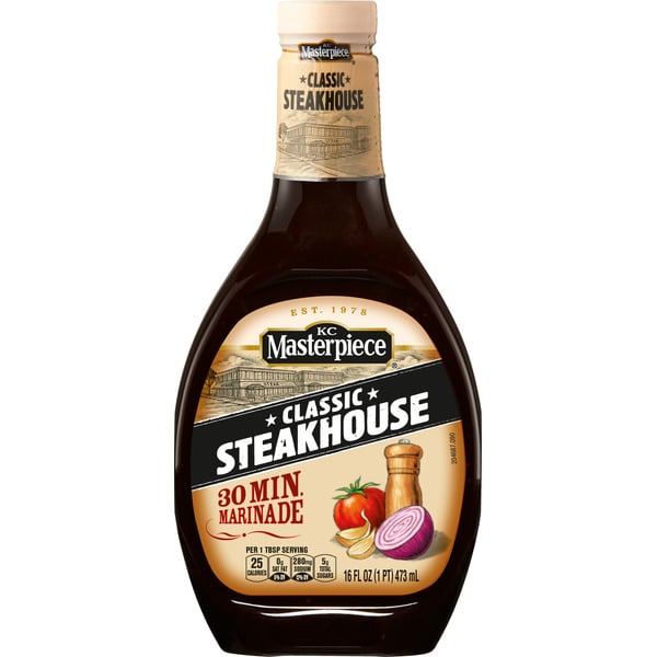 Marinades & Meat Preparation KC Masterpiece Classic Steakhouse Marinade hero