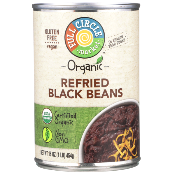 Canned Meals & Beans Full Circle Refried Black Beans hero