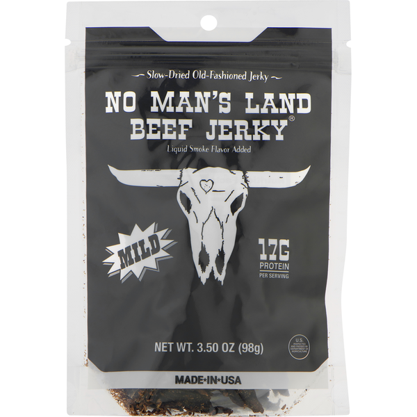 Popcorn & Jerky No Man’s Land Beef Jerky, Mild hero