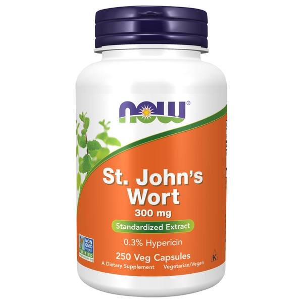 Stress & Sleep Aids NOW St. John's Wort Standardized Extract VCaps hero