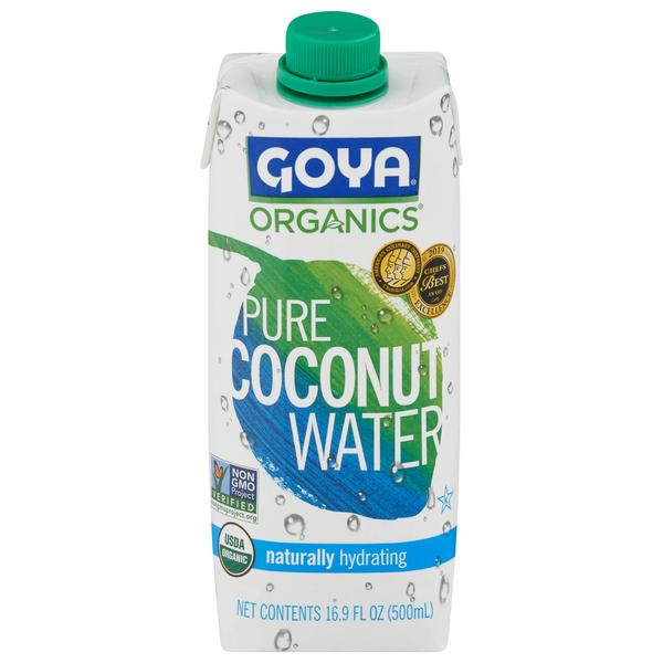 Juice & Nectars Goya Coconut Water, Pure hero