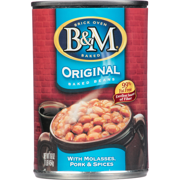 Canned Meals & Beans B&M Baked Beans, Original hero