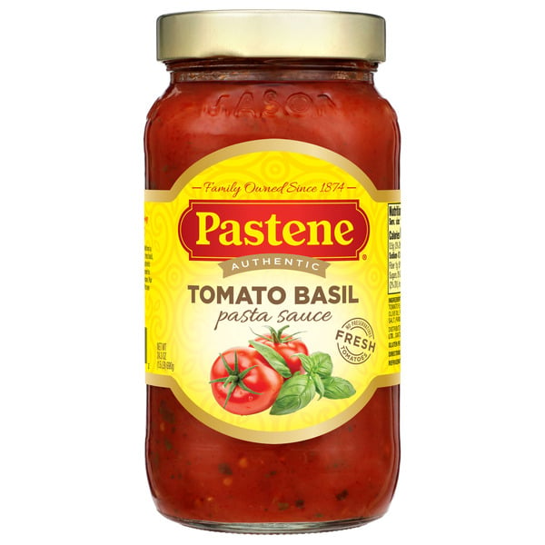 Pasta Sauce Pastene Tomato Basil Pasta Sauce hero