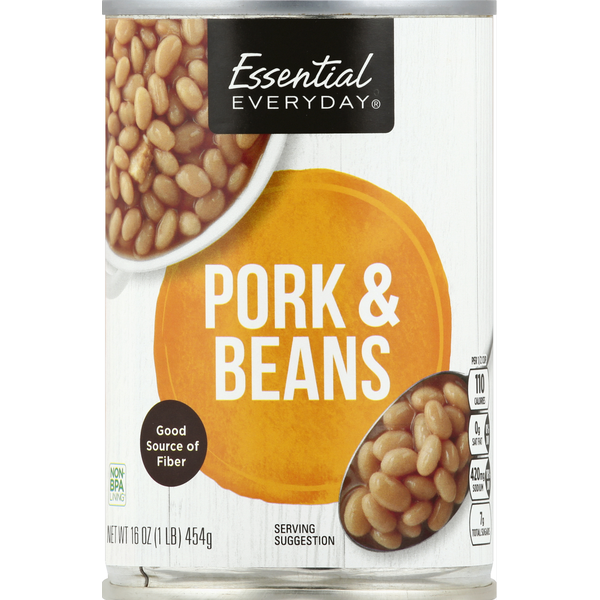 Canned Meals & Beans Essential Everyday Pork & Beans hero